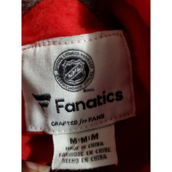 Ottawa Senators Fanatics Branded Splatter Logo Pullover Hoodie - Red Size M - Picture 4 of 4